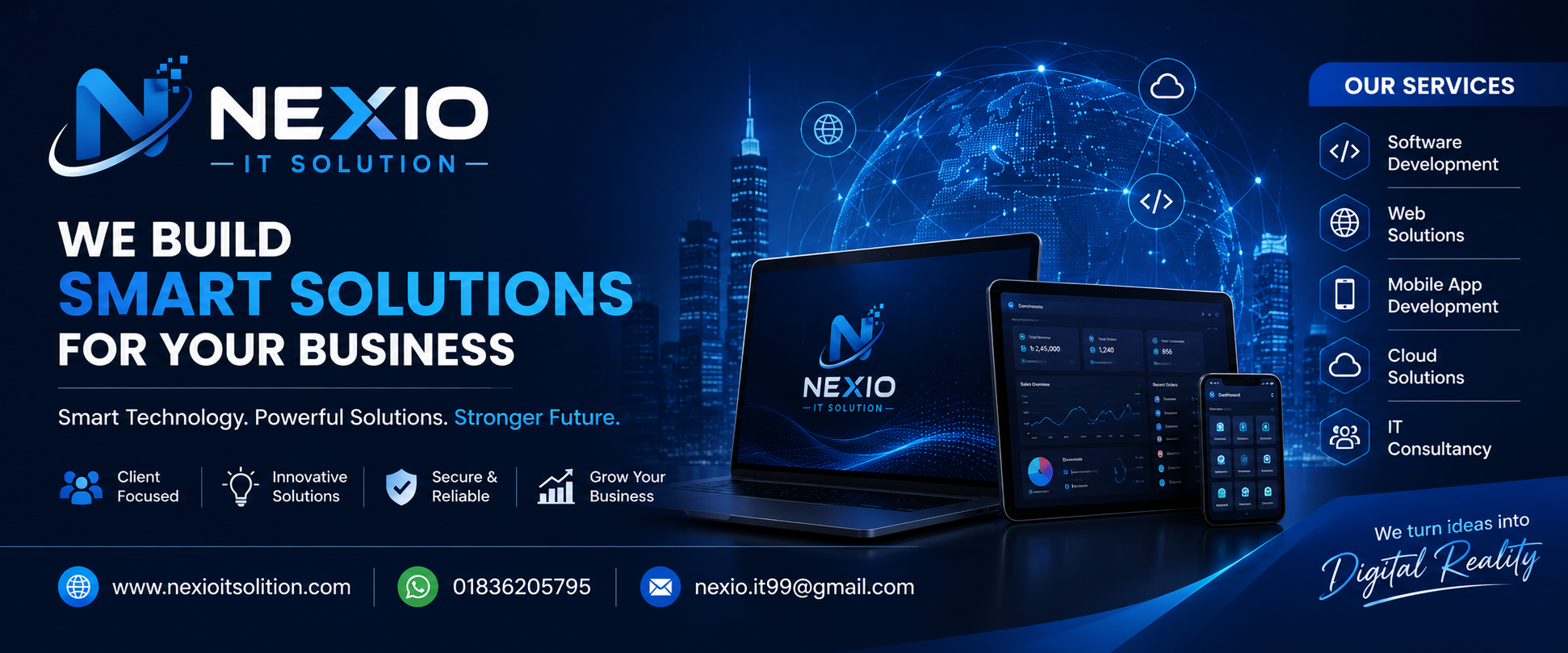 Nexio IT Solution — We build smart solutions for your business